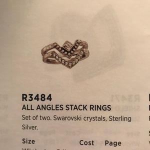 Silpada All Angles Stack Rings